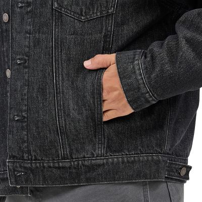 Image showing  Men's Flannel Lined Denim Jacket