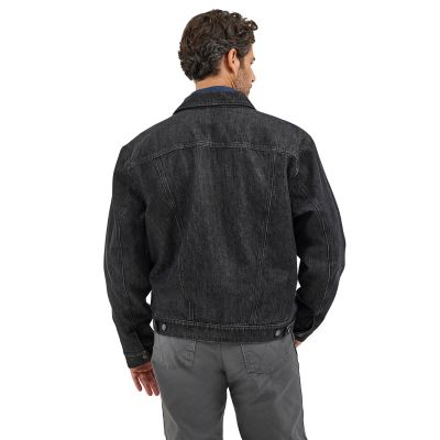 Image showing 1 th Wrangler Men's Flannel Lined Denim Jacket