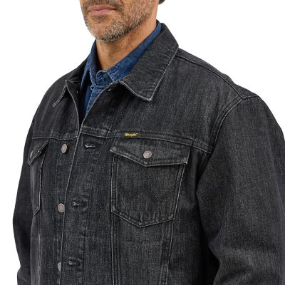 Image showing 2 th Wrangler Men's Flannel Lined Denim Jacket