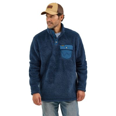 Image showing 0 th Wrangler Men's Sherpa Snap Pullover