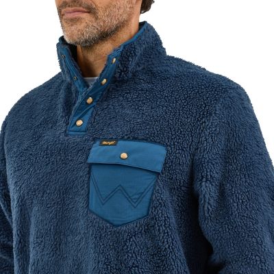 Image showing 2 th Wrangler Men's Sherpa Snap Pullover