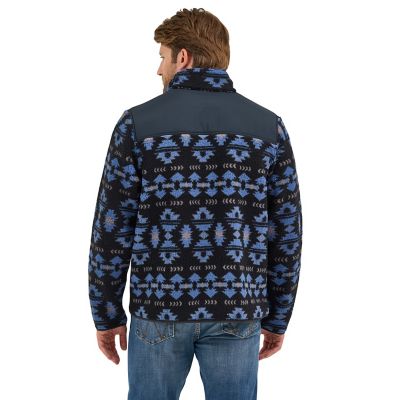 Image showing  Men's Mixed Material Sherpa Zip Jacket