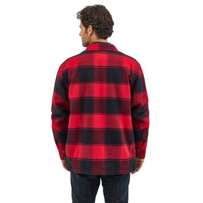 Image showing 1 th Wrangler Men's Flannel Lined Shirt Jacket