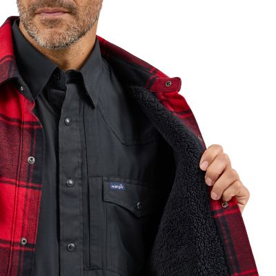 Image showing  Men's Flannel Lined Shirt Jacket