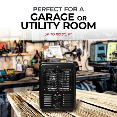 Image showing  15 in. 1500/1300W Milkhouse Heater with 2 Prong Power Cord