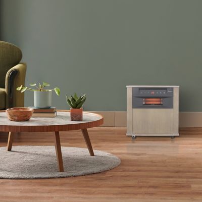 Image showing  Electric 18 in. 1,500/1,000W Digital 6 Tube Infrared Heater with Remote