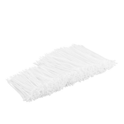 Image showing  6 in. and 8 in. Cable Ties, Clear, 1,000-Pack