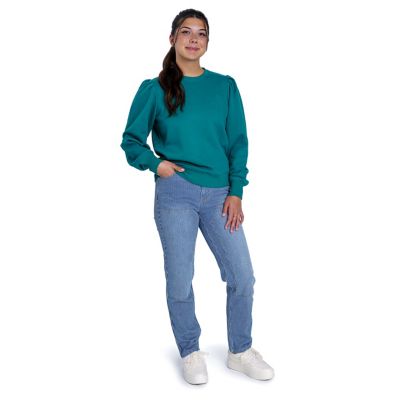 Image showing  Women's Puff-Sleeve Fleece Sweater