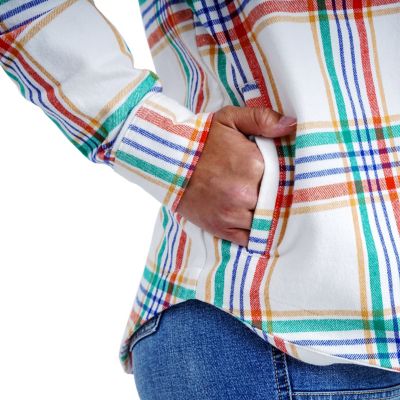 Image showing 3 th Molly Yeh Women's Multi Plaid Shirt Jacket