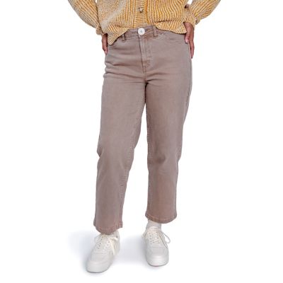 Molly Yeh Women's Tapered Twill Pants