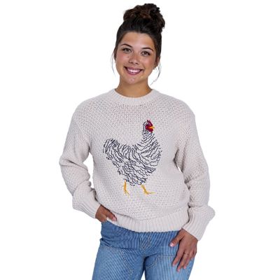 Molly Yeh Women's Crew Neck Novelty Sweater