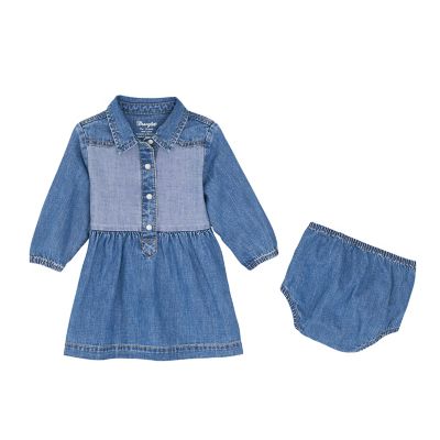 Wrangler Baby Girl Western Snap Dress