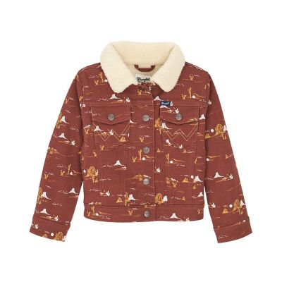 Image showing  Girl's Sherpa Lined Denim Jacket