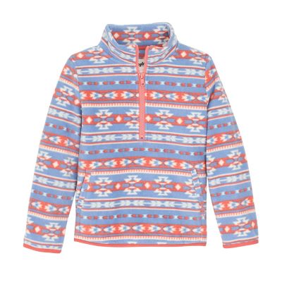 Image showing 0 th Wrangler Girl's Sherpa Zip Pullover