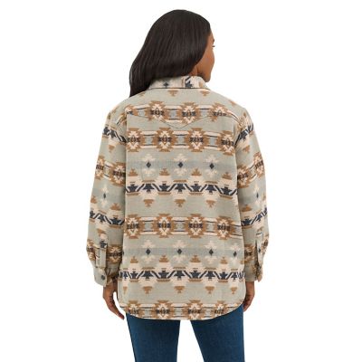 Image showing  Women's Quilt Lined Jacquard Shacket