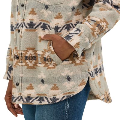 Image showing  Women's Quilt Lined Jacquard Shacket