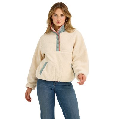 Wrangler Women's Sherpa Snap Pullover at Tractor Supply Co