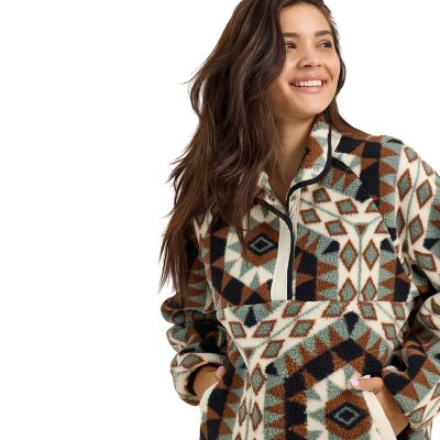 Image showing 1 th Wrangler Women's Sherpa Snap Pullover