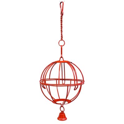 Image showing  Poultry Leafy Greens Hanging Wire Basket Feeder