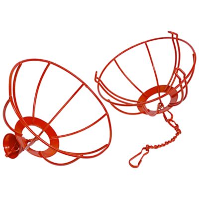 Image showing 5 th Brown's Poultry Leafy Greens Hanging Wire Basket Feeder