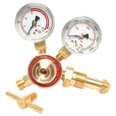 Forney 150 Series Acetylene Regulator, 1-1/2 in Side Mount