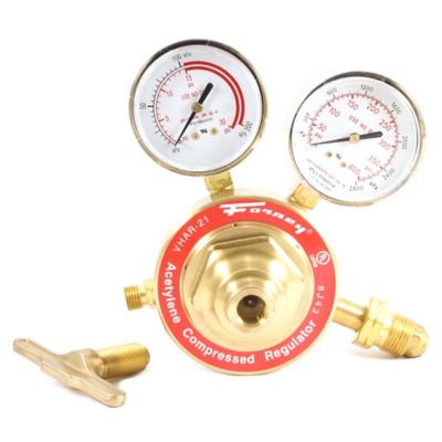 Forney 450 Series Acetylene Regulator, 2-1/2 in Side Mount