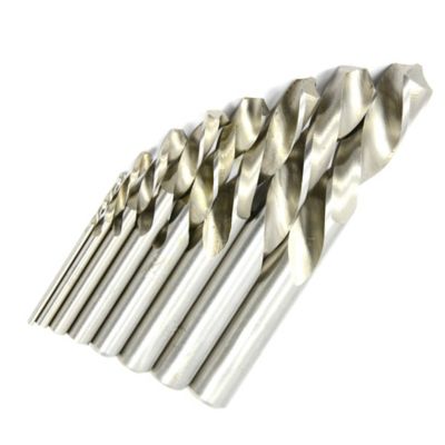 Forney 8-Piece Stubby Left Hand Drill Bit Set, High Speed Steel (HSS)