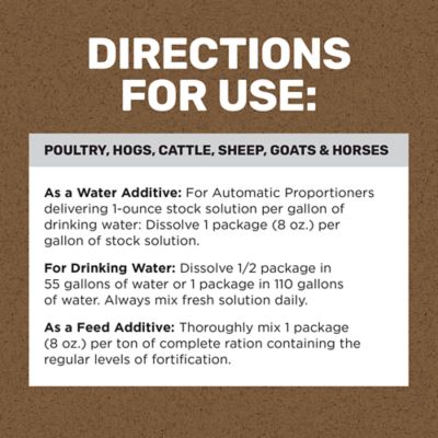 Image showing  Livestock Vitamin/Electrolyte Packet, 8 oz.