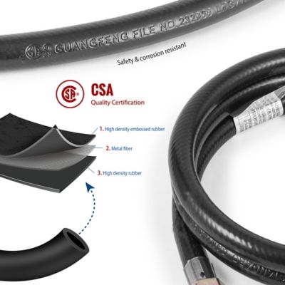 Image showing  5 PSI Propane Hose with Regulator QCC1 Type 4 ft. Propane Tank Hose