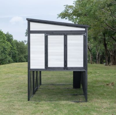 Image showing  Large Modern Ultraguard Metal Framed Chicken Coop, 12 Chicken Capacity