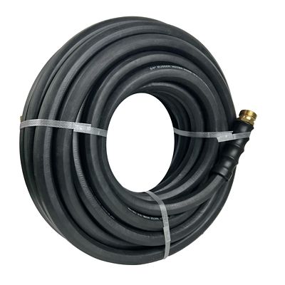 Image showing  5/8 in. x 50 ft. Contractor Grade Rubber Water Hose