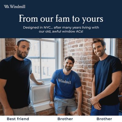 Image showing 7 th Windmill Air Smart AC with Whispertech, WM08W2WI