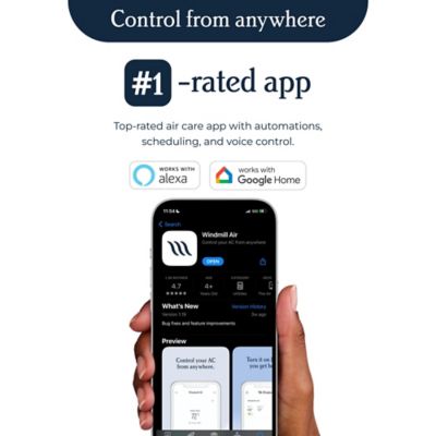 Image showing  Smart AC with Whispertech, WM12W2WI