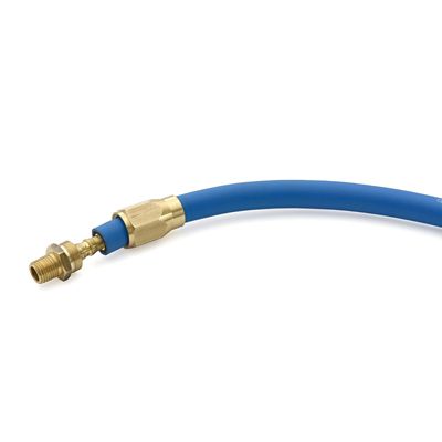 BluBird Fast Fix - 1/4 in. Air Hose Assembly Repair Fitting - with 1/4 in. MNPT Fixed