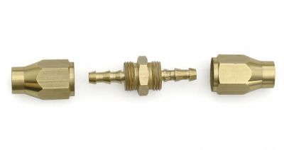 BluBird Fast Fix - 3/8 in. Air Hose Assembly Repair Fitting - with 1/4 in. MNPT Fixed