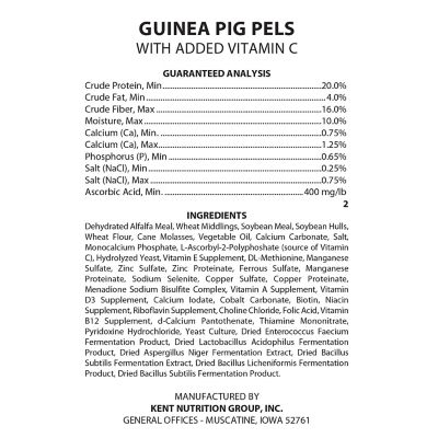Image showing  Pelleted Guinea Pig Food, 25 lb. Bag