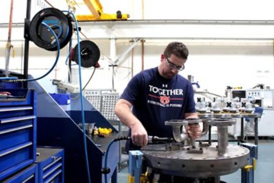 Image showing  Rubber Air Hose Reel Dual Arm Assembly 3/8 in. x 100 ft., 10010501