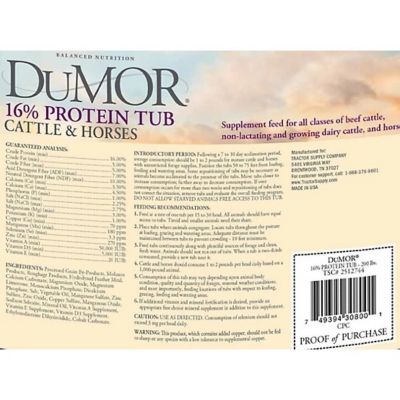 Image showing  16% Protein Livestock Supplement, 200 lb.