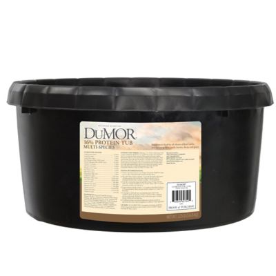 DuMOR General Purpose Livestock Protein Tub, 125 lb.