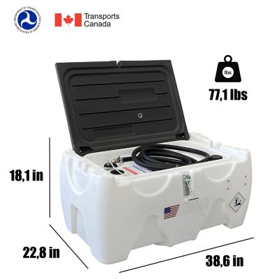 Image showing  40 DEF Portable 40 gal. DEF Tank Low Profile