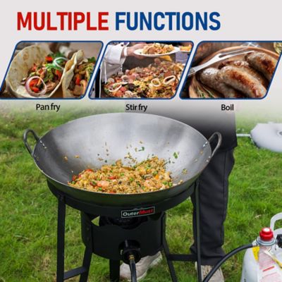 Image showing 5 th OuterMust Outdoor Wok Kit with 54000 BTU Burner Set