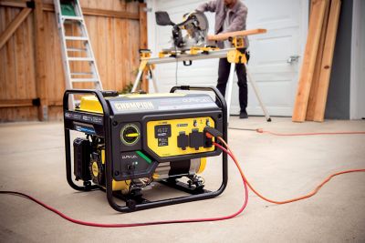 Image showing 8 th Champion Power Equipment 4550-Watt Dual Fuel RV Ready Portable Generator with CO Shield