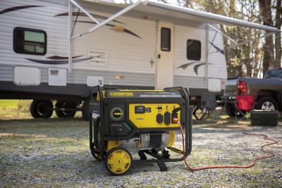 Image showing 8 th Champion Power Equipment 6875-Watt Dual Fuel Portable Generator with CO Shield