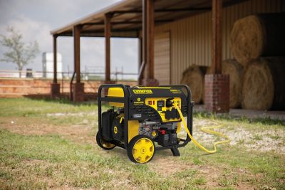 Image showing 8 th Champion Power Equipment 10,000-Watt Wireless Remote Start Portable Generator with CO Shield