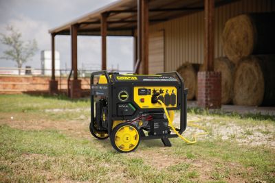 Image showing 8 th Champion Power Equipment 10,625-Watt Electric Start Dual Fuel Home Backup Portable Generator with CO Shield