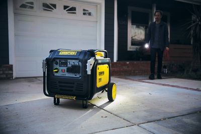 Image showing 8 th Champion Power Equipment 8500-Watt Electric Start Home Backup Portable Inverter Generator with Quiet Technology and CO Shield