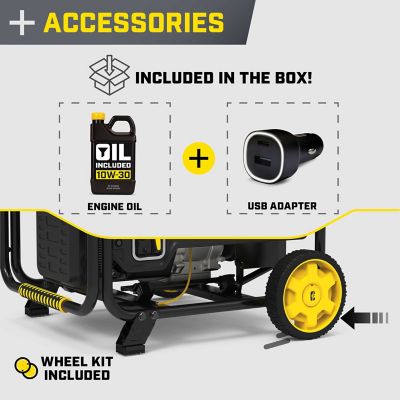 Image showing 7 th Champion Power Equipment 7250-Watt RV Ready Portable Inverter Generator with Quiet Technology and CO Shield