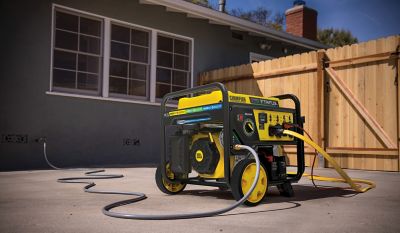 Image showing 9 th Champion Power Equipment 12,500-Watt Electric Start Tri Fuel Home Backup Portable Generator with CO Shield