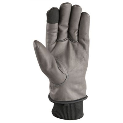 Image showing  Men's Insulated Water-Resistant Leather Touchscreen Work Gloves, 1 Pair