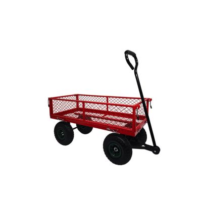 Image showing 5 th WRIGHTMASTER 300 lb. Capacity 4-Wheel Foldable Standard Duty Steel Platform Truck, Basket Cage